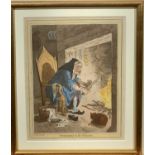 Thomas ROWLANDSON (1756-1827) Description A hand-coloured print of Colonel Wardle, dressed in the