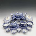 Blue and white. A collection of Spode 'Italian' pattern ceramics (various backstamps) comprising two