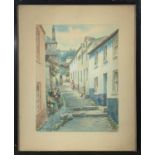 Thomas Herbert VICTOR (1894-1980)'Mousehole'WatercolourSigned and inscribed as titled 22 x 16.