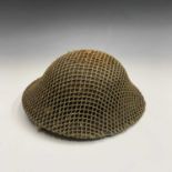 British Army Second World War helmet.