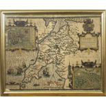 A map of Caernarfon, 40 x 50cm