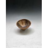 A Pre-Columbian type pottery bowl. Height 9cm, diameter 17cm.