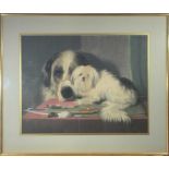 After Sir Edwin LANDSEER'Mouse Interrupted'Colour print39 x 50cm (sight size)Condition report: