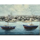 Gunay Constantinople Oil on canvas signed 22 x 28cm