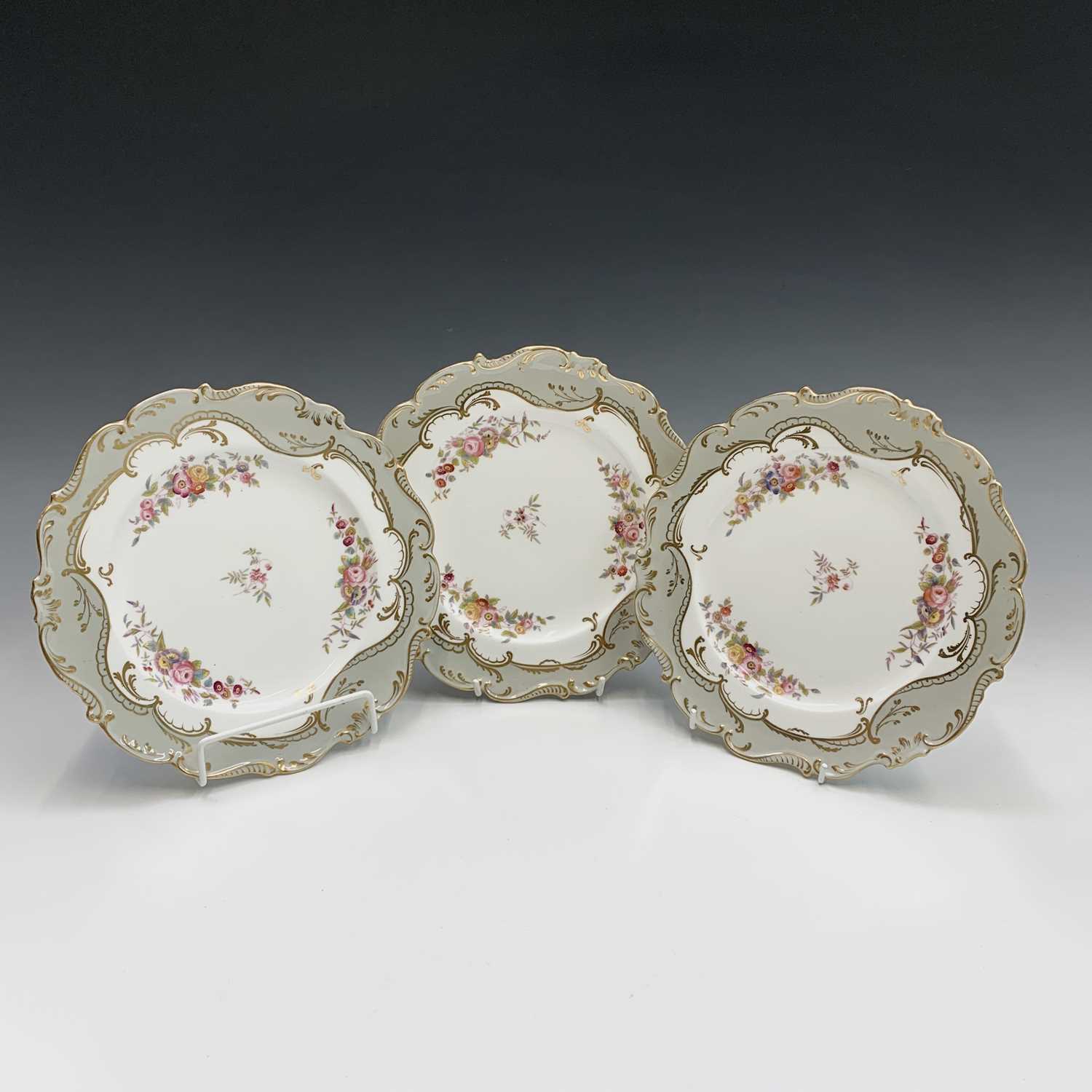 A miniature Dresden style cup and saucer of quatrefoil outline, together with a quantity of other - Image 4 of 20