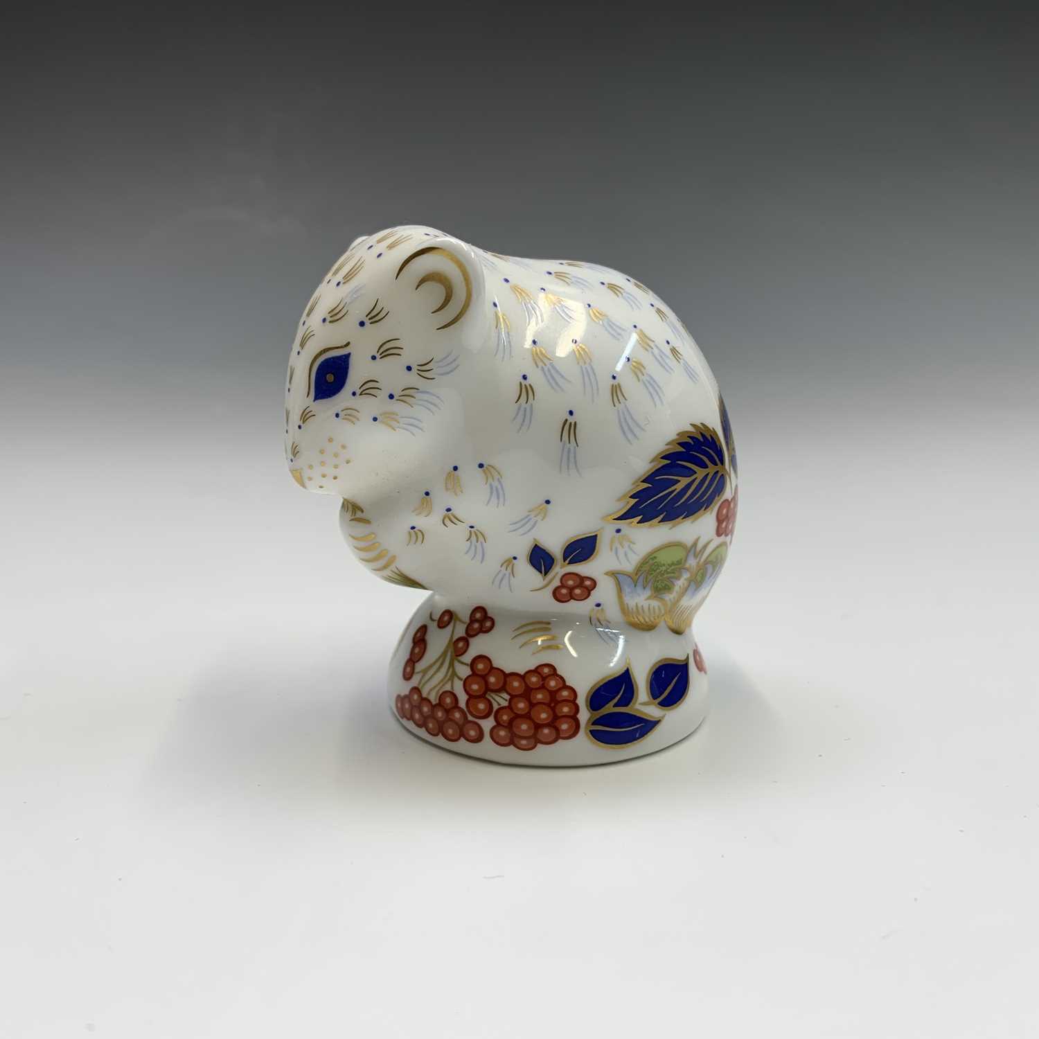 Four Royal Crown Derby paperweights - 'Meadow Rabbit', one other rabbit, 'Derby Doormouse' and 'Bank - Image 4 of 7