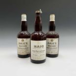 Three bottles of John Haig & Co Gold Label Scotch Whisky (3).Condition report: One bottle has had