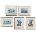 BIDDY PICARD Four signed prints together with a Ben Nicholson printCondition report: Each Biddy