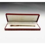 A Must de Cartier Stylos Vendome, fountain pen with Cartier 18ct gold nib in original boxCondition