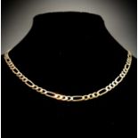 A 9ct gold chain necklace 13.8gm