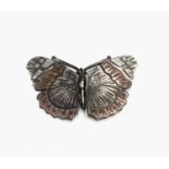 A butterfly brooch by Cornelius Van Dop 60mm