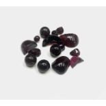 Various garnets, approximately 91cts, 18g.