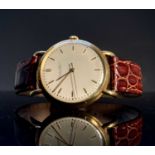 A gentleman’s 18-carat gold cased manual wind International Watch Co. wristwatch dating from the