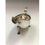 A George III silver sauce boat by William Skeen, London 1779 4.4oz