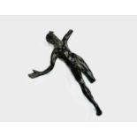 A bronze figure of a bearded naked man. Height 16.5cm. incompleteCondition report: See extra images