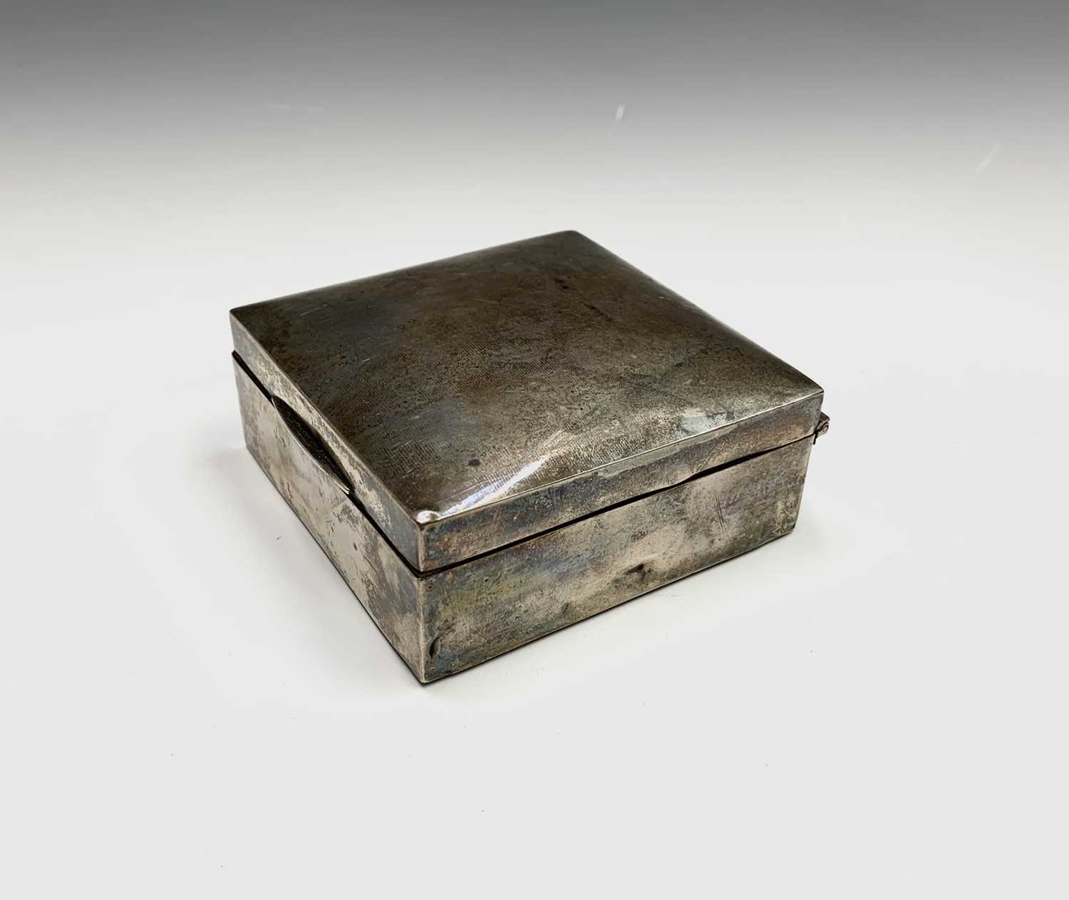 A Mordan silver pencil, a silver cigarette box and a paper-knife - Image 4 of 4