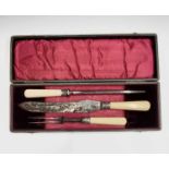 A carving set