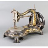 A Jones manual hand machine sewing machine