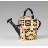 A Royal Crown Derby Imari pattern watering can 7.5cm