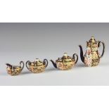 A Royal Crown Derby Imari pattern 4 piece tea and coffee set