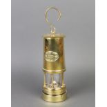 A Hockley brass miner's safety lamp