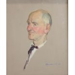 20th Century oil on canvas, indistinctly signed and dated '78 portrait of a gentleman 59cm x 49cm