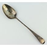 A George III Old English silver gravy spoon, London 1806, 74 grams