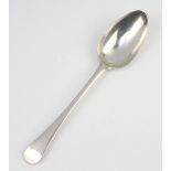 A Georgian silver Jersey table spoon 52 grams