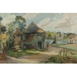 John Edmund Mace (1889-1952), watercolour unsigned "River Helford Cornwall" 33cm x 49cm