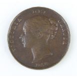 A Victorian penny 1858