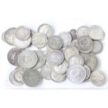 A quantity of pre-1947 coinage, 288 grams