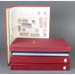 Two stock books of Victorian and later Ceylon stamps, together with 3 albums of colonial stamps