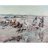 Terrence T Cuneo (1907-1996), limited edition coloured print signed in pencil 113/500 "Camargue