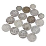 A quantity of pre-1947 coinage approx. 208 grams