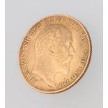 A half sovereign 1906