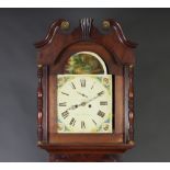 Thomas Snow of Knaresborough, a 19th Century 8 day striking longcase clock, the 34 1/2cm arch