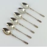 A set of 6 Victorian silver apostle spoons Sheffield 1894, 88 grams