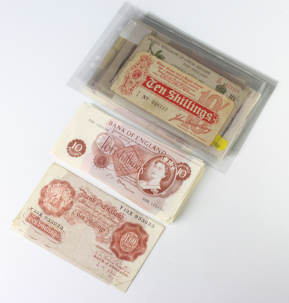 Ten shilling notes (Queen Elizabeth II) 48 and 11 others