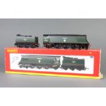 A Hornby OO gauge locomotive R24458 BR4.6.2 Battle of Britain Class and a 22 Squadron locomotive