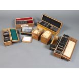 A collection of various glass photographic slides, 19th Century Eastern scenes, together with 4