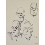 Sir Cecil Walter Hardy Beaton (1904-1980), portrait studies, pen inscribed Taylor, stamped from Miss