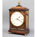 McMaster, a Regency 8 day striking double fusee bracket clock striking on a bell, the 19 1/2"