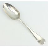 A George II silver dessert spoon, London 1759