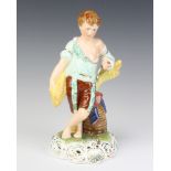 A Royal Crown Derby figure - Summer LX11 decorated by S P Slack 22cm