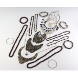 A quantity of Indian and other costume jewellery