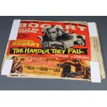 14 various 1950/60's UK quad film posters including The Harder They Fall, All For June, The