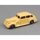 Dinky, a Buick Viceroy Saloon (39d) in Sand colour with black smooth hubs