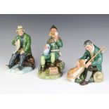 Three Royal Doulton figures - Robin Hood HN2773 21cm, The Master HN2325 16cm and The Good Catch