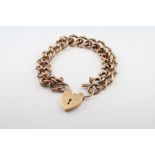 A 9ct yellow gold 19cm bracelet, 17.6 grams