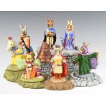 Royal Doulton Bunnykins, The Arthurian Legends Collection - Sir Lancelot DB301, Marian DB303, King